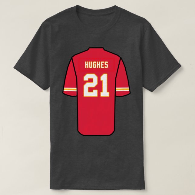 Mike Hughes Jersey T Shirt (Design framsida)