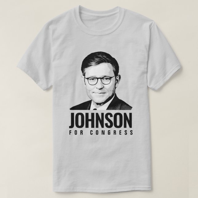 Mike Johnson för kongressen T Shirt (Design framsida)