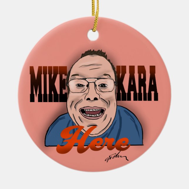Mike Kara Här jul Ornament (Framsidan)