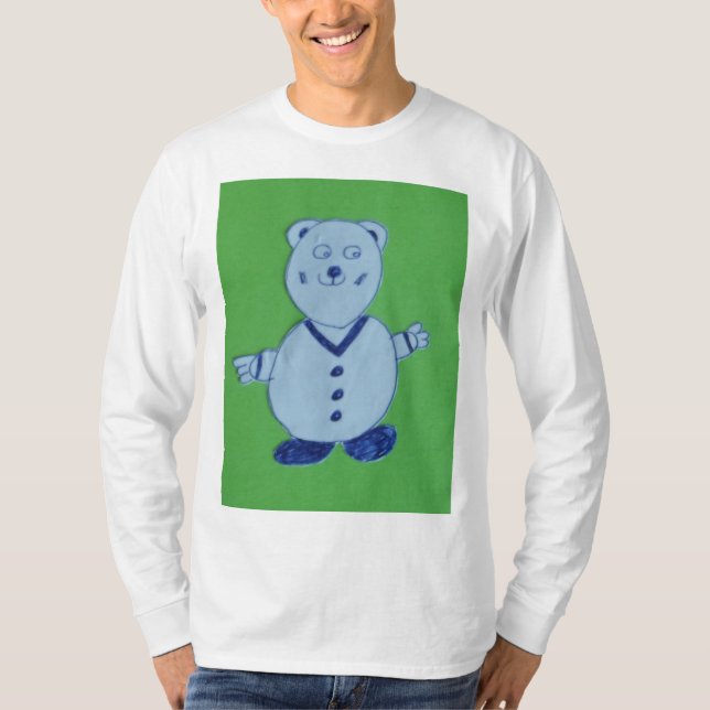 Mike Manar Basic Långärmad T-Shirt (Framsida)