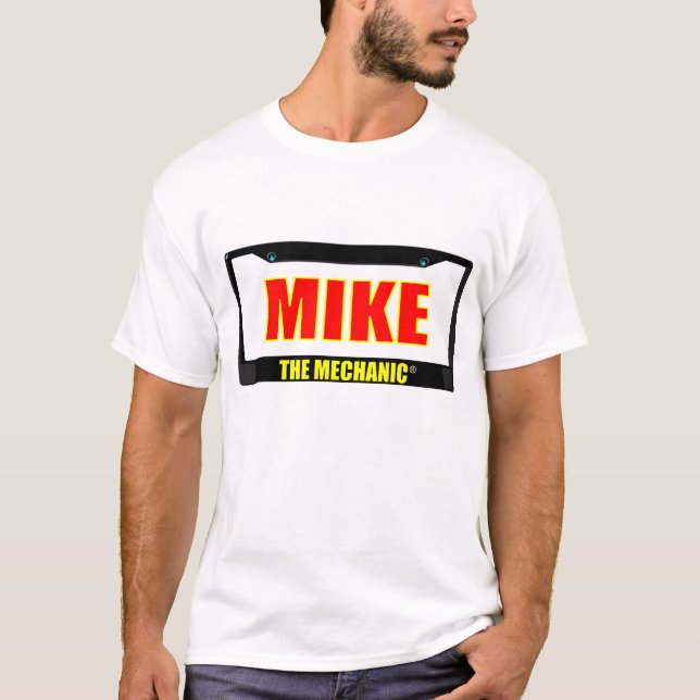 Mike mekanikern t-shirt (Framsida)