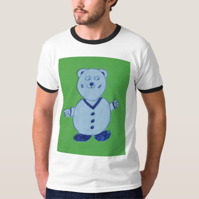 Mike Men's Basic Ringer T-Shirt (Framsida)