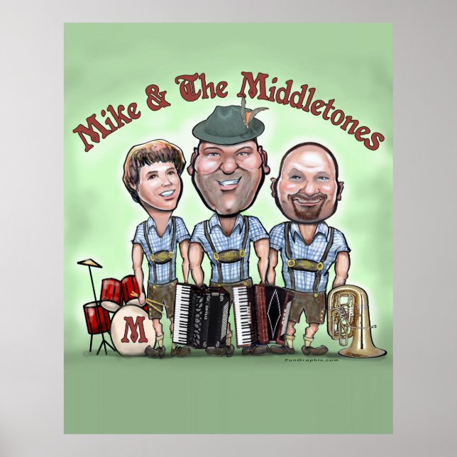 Mike & Middletones Poster (Framsidan)
