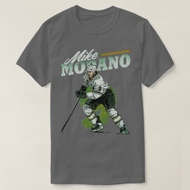 Mike Modano Dallas Retro TShirt T Shirt (Design framsida)