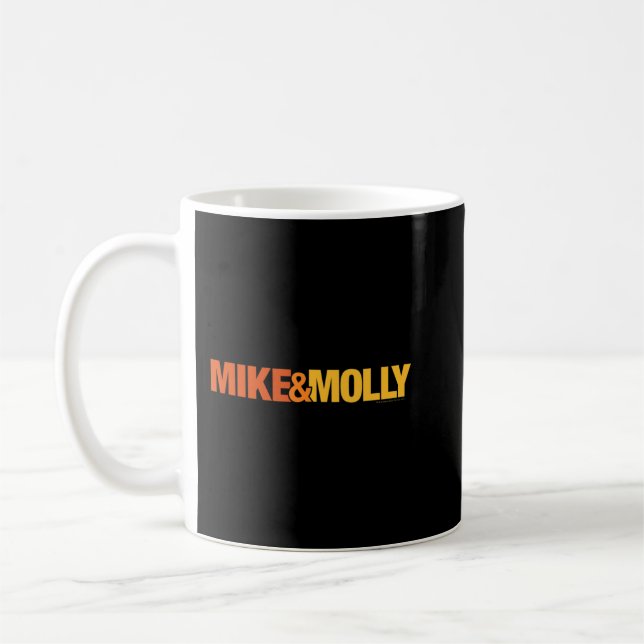 Mike & Molly.png Kaffemugg (Vänster)