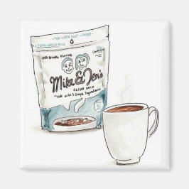 Mike och Jens Cocoa Magnet