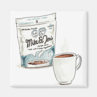 Mike och Jens Cocoa Magnet