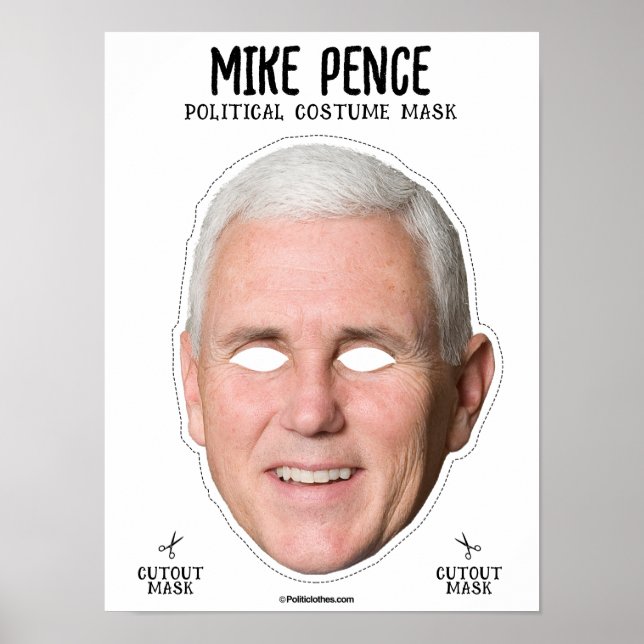 Mike Pence Costume Mask Poster (Framsidan)