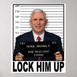 Mike Pence - lås upp honom Poster