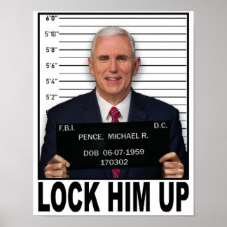 Mike Pence - lås upp honom Poster