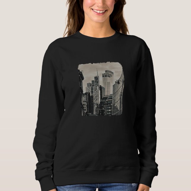 Mike Trow The City London England T Shirt (Framsida)