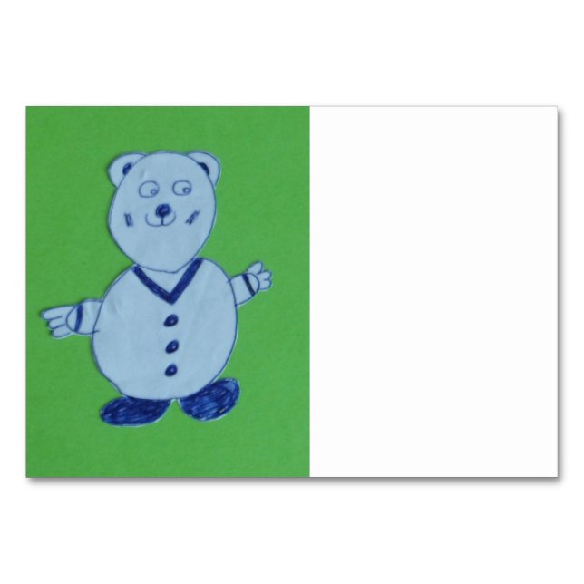 Mike Vågrät 3,5 tum x 5 tum Bordsnummer (Framsidan)