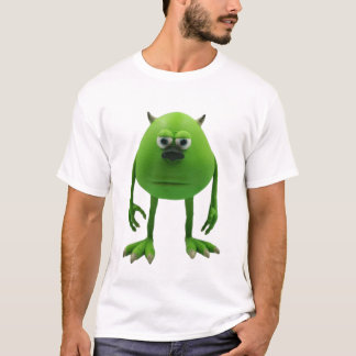 Mike Wazowski Sulivan Ansikte Meme T Shirt