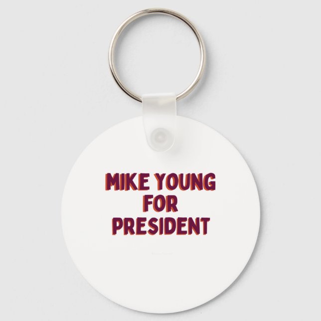 Mike Young För President  Nyckelring (Framsida)