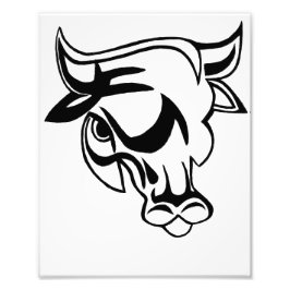 Mike's Bull Print Fototryck