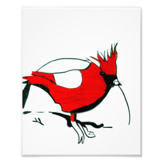 Mike's Cardinal Print Fototryck