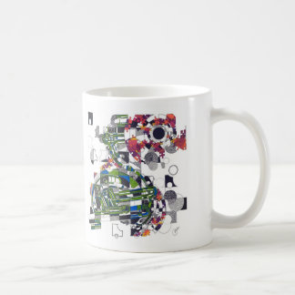 Mikes räfflar kaffemugg