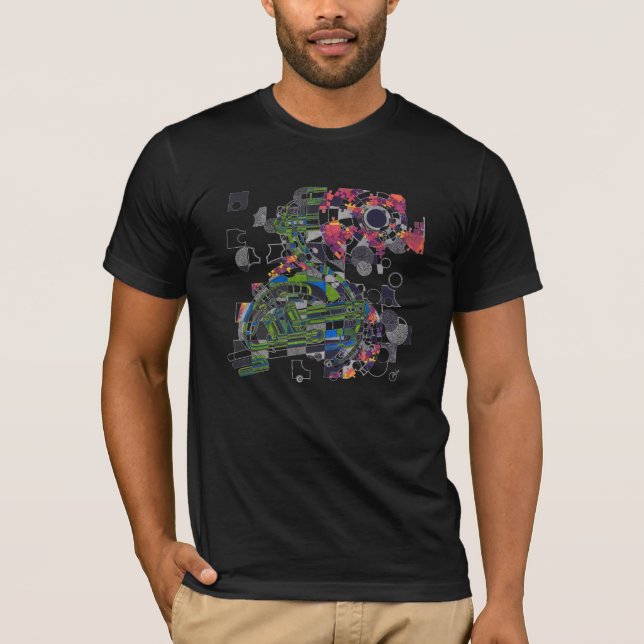 Mikes räfflar t-shirt (Framsida)