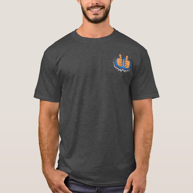 Mikey D's Två Tummar Upp T Shirt (Framsida)