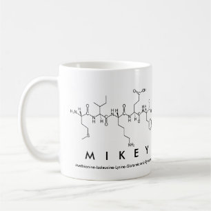 Mikey peptide namn mugg