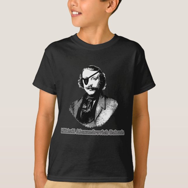 Mikhail Alexandrovich Bakunin T skjortor Shirt (Framsida)