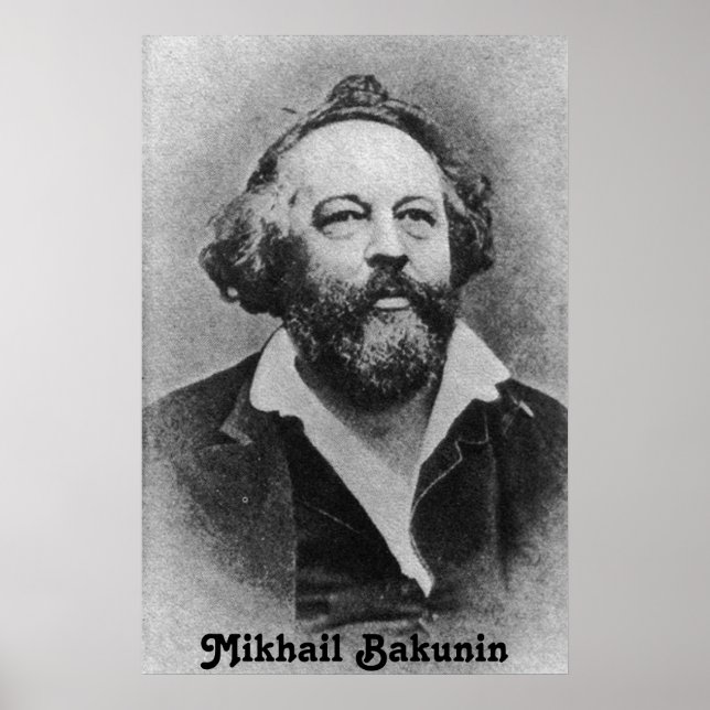 Mikhail Bakunin poster (Framsidan)