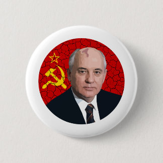 Mikhail Gorbachev Button Knapp