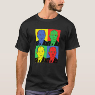 Mikhail Gorbathev Retro Pop Art Historical Tee