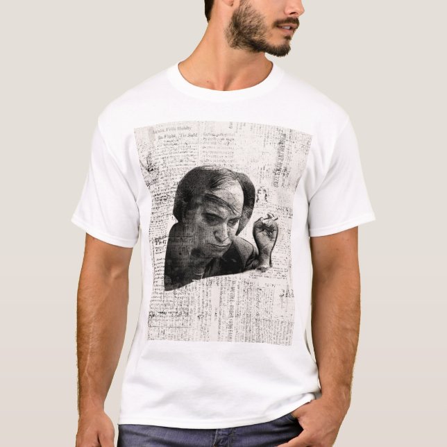 Mikhail Tal Porträtt T Shirt (Framsida)