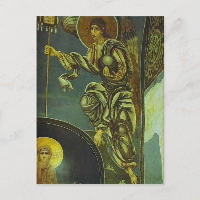 Mikhail Vrubel-Angel med Labara Vykort (Framsida)