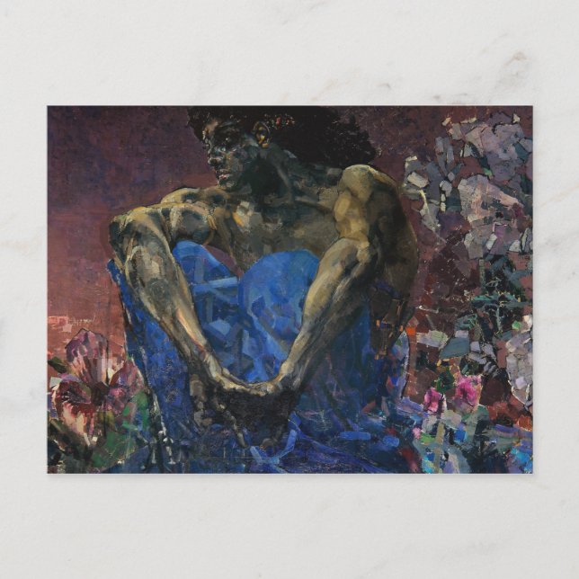 Mikhail Vrubel - Demon Vykort (Framsida)