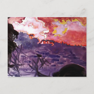 Mikhail Vrubel - Fantastiskt landskap Vykort