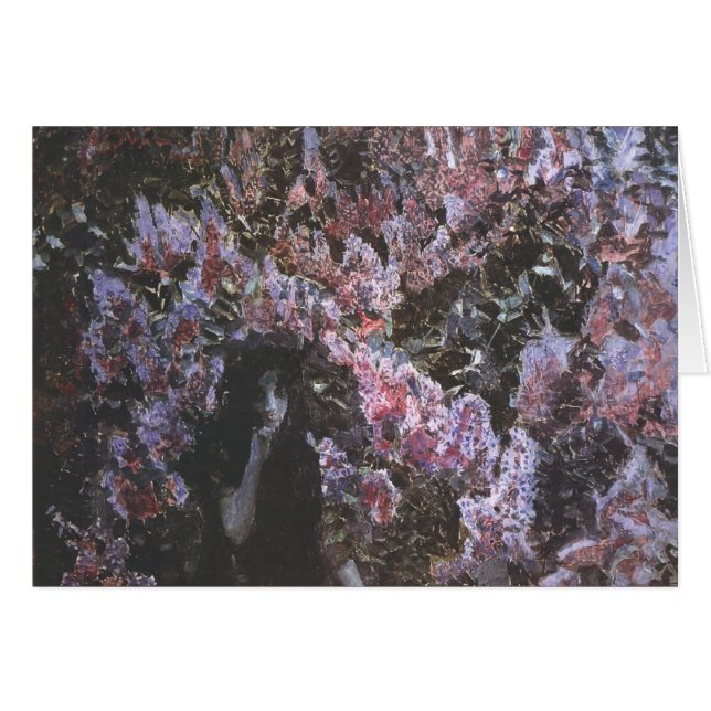 Mikhail Vrubel- lilorna Hälsningskort (Framsidan Horizontal)