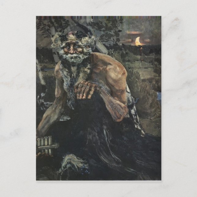 Mikhail Vrubel-Pan Vykort (Framsida)