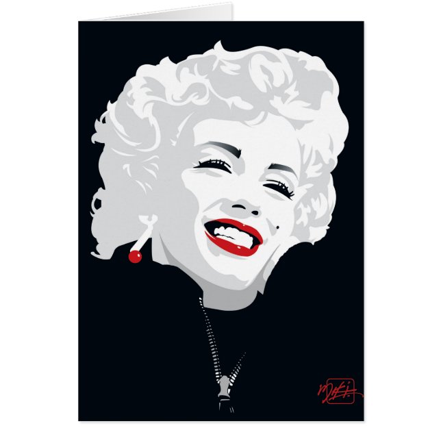 Miki Marilyn Hälsningskort (Framsidan)