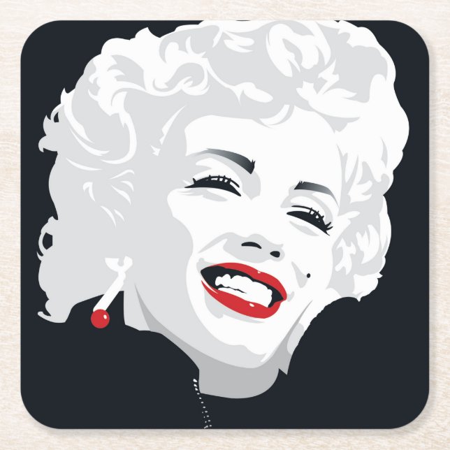 Miki Marilyn Underlägg Papper Kvadrat (Framsidan)