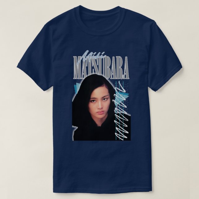 Miki Matsubara Retro Citypop Fläkt Art Design T Shirt (Design framsida)