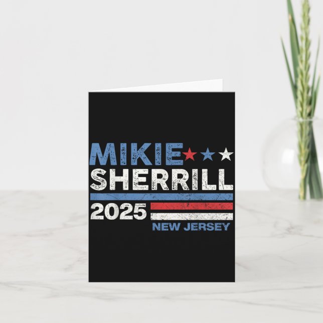 Mikie Sherrill New Jersey Governor 2025 Election D Kort (Framsida)