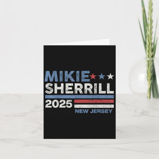 Mikie Sherrill New Jersey Governor 2025 Election D Kort (Framsida)