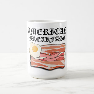 Mikitiez american frukost bacon ägo july picnic kaffemugg