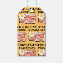 Mikitiez american frukost bacon ägo july picnic presentetikett