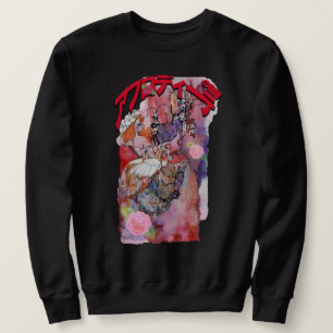 Mikitiez anime manga venus valentine cupid ros lång ärmad tröja