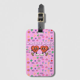 Mikitiez anpassningsbar valentine lustig lovebug s bagagebricka