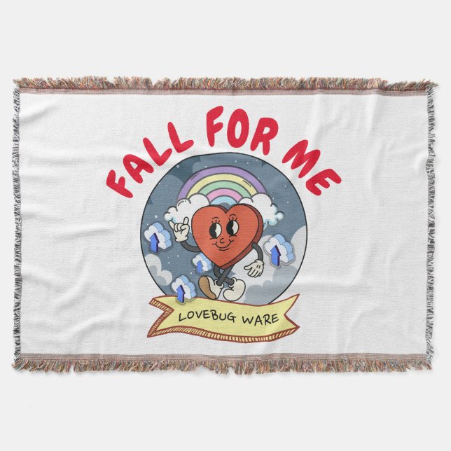 Mikitiez anpassningsbar valentine lustig lovebug s filt (Framsidan)