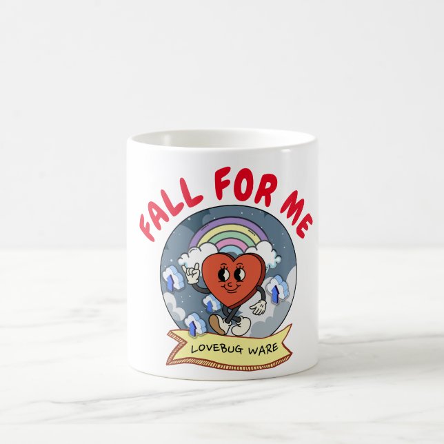 Mikitiez anpassningsbar valentine lustig lovebug s kaffemugg (Center)