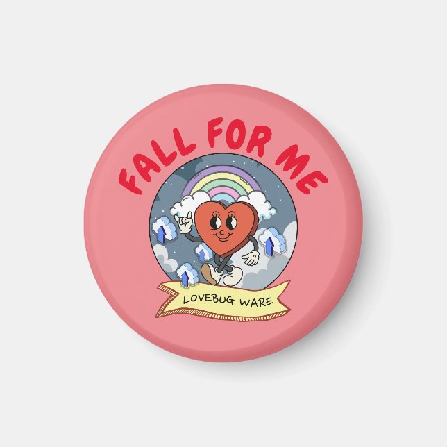 Mikitiez anpassningsbar valentine lustig lovebug s magnet (Framsidan)