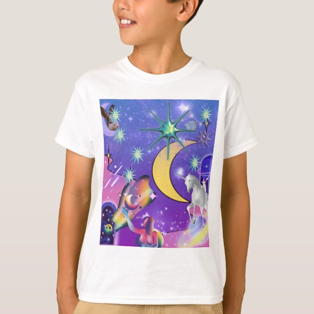 Mikitiez aquarius galax sommar glöd öl t shirt (Framsida)