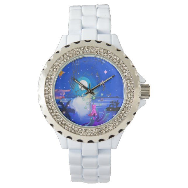 Mikitiez aquarius galaxy sommarglöd armbandsur (Framsida)