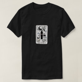 Mikitiez Basic häxwitchy-guidens målkort svart T Shirt