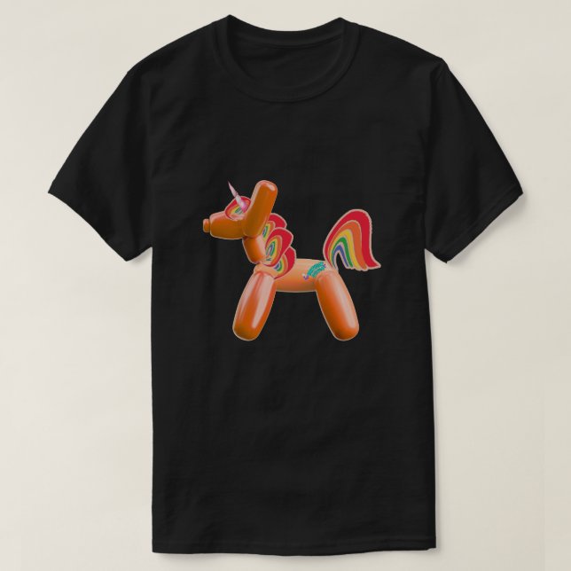 Mikitiez Birthday emoji unicorn rainbowparty pony T Shirt (Design framsida)
